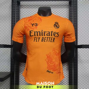 Maillot Match Real Madrid Y3 Orange 2024/2025
