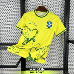 Maillot Brésil Concept Oiseau Jaune 2024/2025