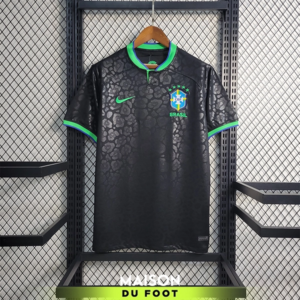 Maillot Bresil Edition Special Leopard Noir 2022/2023