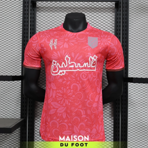Maillot Match Palestine Concept Fleur Rose 2025/2026