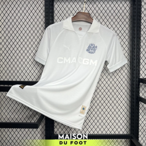 Maillot Olympique Marseille 125 Ans Blanc