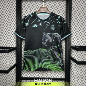 Maillot Real Madrid Concept Tigre Noir et Vert 2024/2025