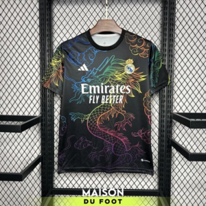 Maillot Real Madrid Noir Concept Dragon 2024/2025