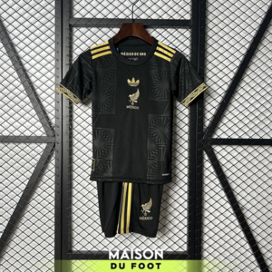 Maillot Enfant Mexique Noir & Or 2025/2026