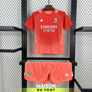 Maillot Enfant Real Madrid Gardien Orange 2025/2026