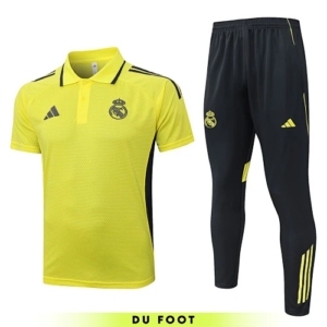 Ensemble Polo Real Madrid Jaune 2025/2026