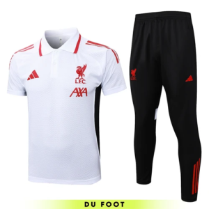 Ensemble Polo Liverpool Blanc 2025/2026