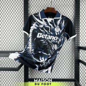 Maillot Porto Concept Dragon Noir 2026/2027 - vue de face