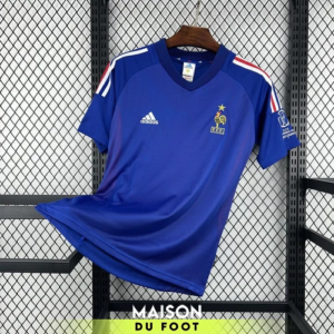 Maillot Retro France Domicile 2002/2003 - vue de face