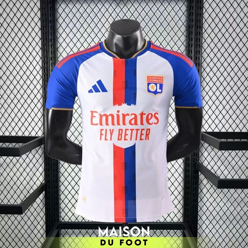 Maillot Match Lyon Domicile 2026/2027 — Vue de face Maillot Match Lyon Domicile 2026/2027 - vue de face