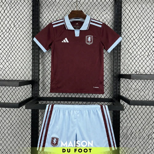 Maillot Enfant Aston Villa Domicile 2026/2027 — Vue de face Maillot Enfant Aston Villa Domicile 2026/2027 - vue de face