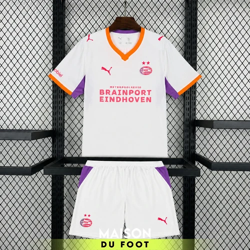 Maillot Enfant PSV Eindhoven Extérieur 2026/2027 — Vue de face Maillot Enfant PSV Eindhoven Extérieur 2026/2027 - vue de face